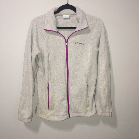 Columbia Jackets & Blazers - Columbia Jacket Full Zip Grey & Purple
